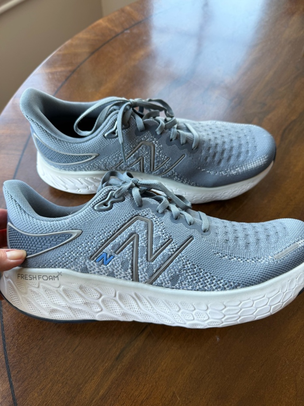 New Balance Fresh Foam, Never Worn
Blue/Grey Size 8